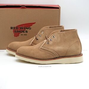 NEW Red Wing 3143 Chukka Suede Boots Sand Made in USA
